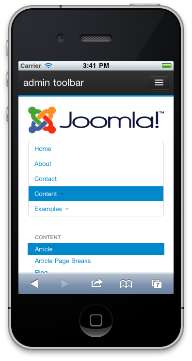 mobile-joomla