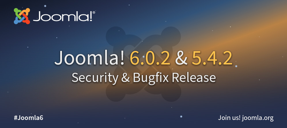 Joomla6.0.2andJoomla 5.4.2