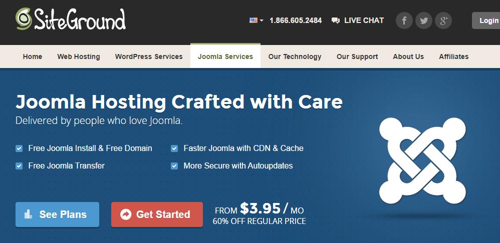 Joomla Hosting - Free Joomla Installation